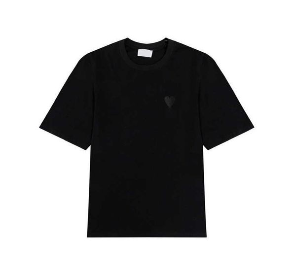 france paris designer amis t shirt 2023new macarone candy color love embroidery letter a hearts pure cotton short sleeves for men and wome s, White;black
france paris designer amis t shirt 2023new macarone candy color love embroidery letter a hearts pure cotton short sleeves for men and wome s, White;black