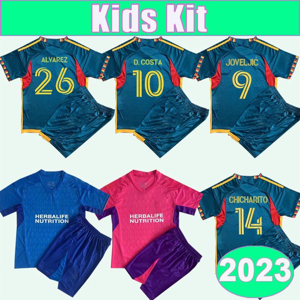 2023 la galaxy d.costa kids kit soccer jerseys chicharito joveljic aguirre alvarez away goalkeeper pink football shirt child short sleeve un, Black
2023 la galaxy d.costa kids kit soccer jerseys chicharito joveljic aguirre alvarez away goalkeeper pink football shirt child short sleeve un, Black