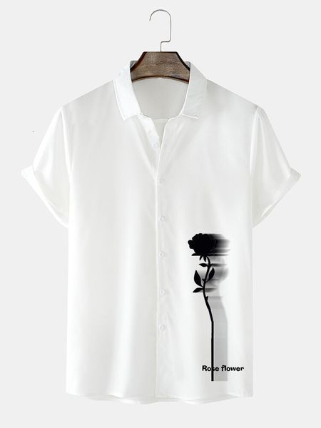 men's casual shirts mens shirts men's literary rose short-sleeved shirt men's korean version of the trend men's summer s, White;black
men's casual shirts mens shirts men's literary rose short-sleeved shirt men's korean version of the trend men's summer s, White;black