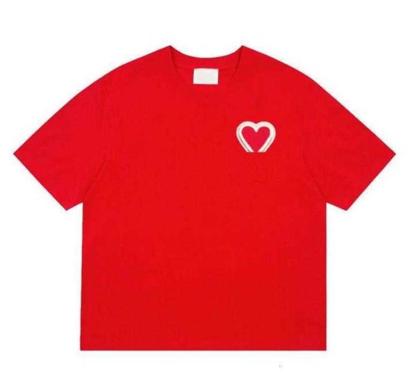 summer mens t-shirts short sleeve designer shirts amis crewneck hip hop embrodiery tee loose heart jk2w, White;black
summer mens t-shirts short sleeve designer shirts amis crewneck hip hop embrodiery tee loose heart jk2w, White;black