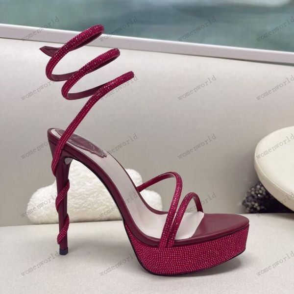 rene caovilla cleo open toe sandals crystal embellished spiral wrap around sandals twining rhinestone sandal women rainbow stiletto heels sh, Black
rene caovilla cleo open toe sandals crystal embellished spiral wrap around sandals twining rhinestone sandal women rainbow stiletto heels sh, Black