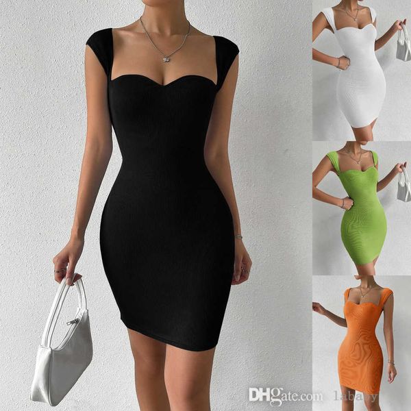 2023 new summer womens dress solid color nightclub short skirt sleeveless knitted bag hip suspender mini bodycon dress, Black;gray
2023 new summer womens dress solid color nightclub short skirt sleeveless knitted bag hip suspender mini bodycon dress, Black;gray