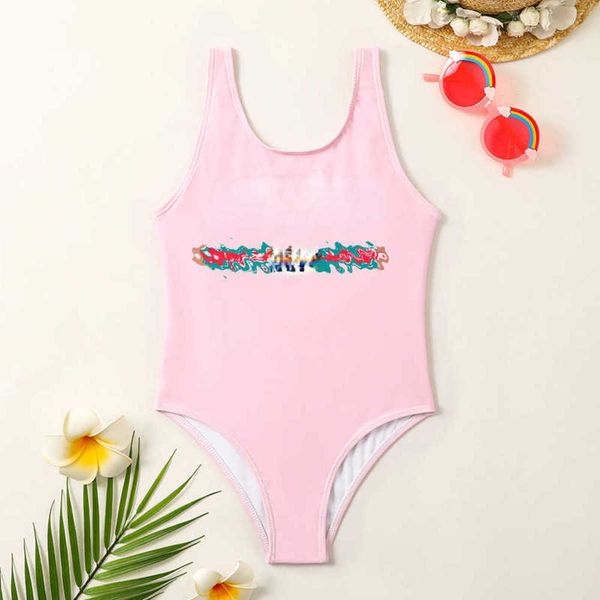 brand women's swimwear designer design children's fashion one piece pink letter child swimsuit 90-150, White;black
brand women's swimwear designer design children's fashion one piece pink letter child swimsuit 90-150, White;black