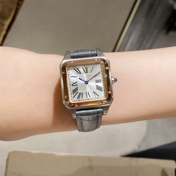 classic luxury men's watch women's quartz watch 32mm sapphire leather waterproof fashion watch montel couple watch, Slivery;brown
classic luxury men's watch women's quartz watch 32mm sapphire leather waterproof fashion watch montel couple watch, Slivery;brown