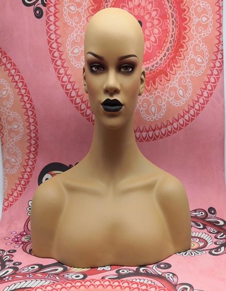 black lipstick light skin female fiberglass mannequin head bust for wigs hat jewelry display3205660, White
black lipstick light skin female fiberglass mannequin head bust for wigs hat jewelry display3205660, White