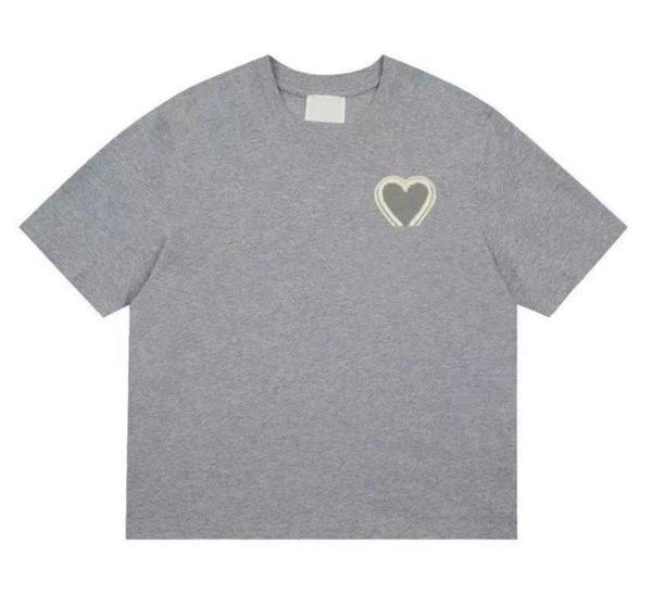 summer mens t-shirts short sleeve designer shirts amis crewneck hip hop embrodiery tee loose heart pm2x, White;black
summer mens t-shirts short sleeve designer shirts amis crewneck hip hop embrodiery tee loose heart pm2x, White;black