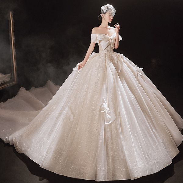 luxury ball gown wedding dresses off shoulder beaded sheer crystal neck crystal beaded appliqued bridal gowns lace stain sequined designer v, White
luxury ball gown wedding dresses off shoulder beaded sheer crystal neck crystal beaded appliqued bridal gowns lace stain sequined designer v, White