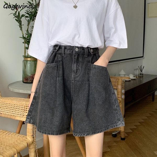 women's shorts women's summer denim wide leg button retro wash high waist solid a-line loose full match women's bf ulzzang ul, White;black
women's shorts women's summer denim wide leg button retro wash high waist solid a-line loose full match women's bf ulzzang ul, White;black