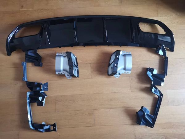 rear diffuser bumper for mercedes w176 a class a180 a200 a250 sport edition with stainless steel exhaust tips 15-17 a45 amg
rear diffuser bumper for mercedes w176 a class a180 a200 a250 sport edition with stainless steel exhaust tips 15-17 a45 amg