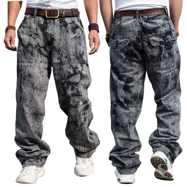 mens jeans oversized loose jeans men denim pants tie dye straight casual streetwear hip hop skateboard gray wide leg trousers large size 230, Blue
mens jeans oversized loose jeans men denim pants tie dye straight casual streetwear hip hop skateboard gray wide leg trousers large size 230, Blue