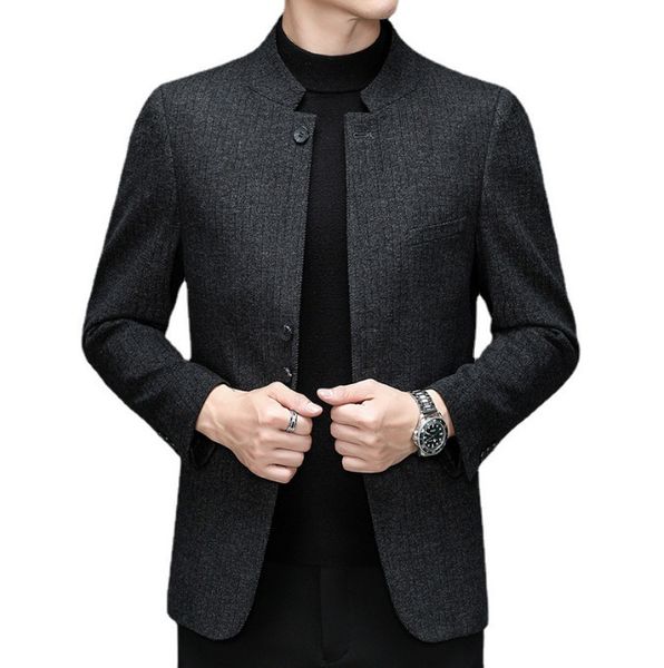 men's suits blazers men's casual loose spring denim patchwork jacket with high hand ruffles and manual single set suit 230406, White;black
men's suits blazers men's casual loose spring denim patchwork jacket with high hand ruffles and manual single set suit 230406, White;black