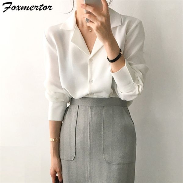 women's blouses shirts women's and shirt long sleeved pure white chiffon shirt office women's shirt blusas autumn women'
women's blouses shirts women's and shirt long sleeved pure white chiffon shirt office women's shirt blusas autumn women'