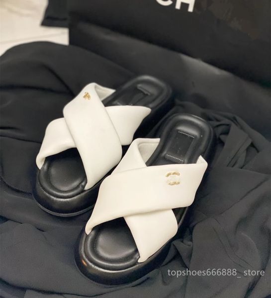 paris summer open toe flat sandal h slippers women beaded cross band crystal mules beach slipper casual party luxury designer flats shoes ch, Black
paris summer open toe flat sandal h slippers women beaded cross band crystal mules beach slipper casual party luxury designer flats shoes ch, Black
