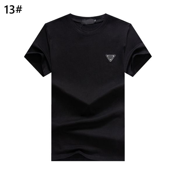 2023 male designer men's t-shirt pure cotton casual chest triangle emblem letter print men's round neck short sleeve shirt elling, White;black
2023 male designer men's t-shirt pure cotton casual chest triangle emblem letter print men's round neck short sleeve shirt elling, White;black