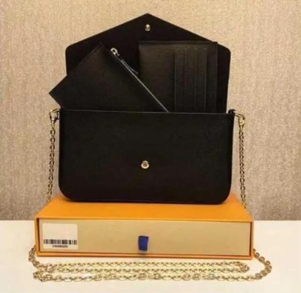 multi pochette women chain bags 3pcs set luxurys designers handbag flap tote purse clutch bags purses crossbody shoulder bag wallet with box
multi pochette women chain bags 3pcs set luxurys designers handbag flap tote purse clutch bags purses crossbody shoulder bag wallet with box