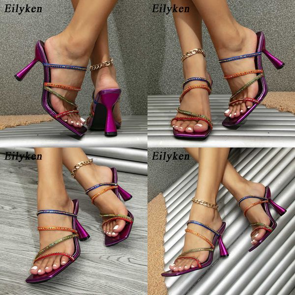 sandals new fashion design color crystal narrow band women slipper square toe high heel ladies dress party mules slides 230316, Black
sandals new fashion design color crystal narrow band women slipper square toe high heel ladies dress party mules slides 230316, Black
