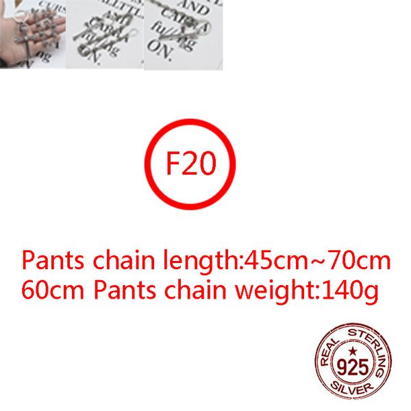 f20 s925 sterling silver pants chain bag chain trendy round beads cross flower keychain versatile personalized punk hip hop jewelry style gi, Slivery;golden
f20 s925 sterling silver pants chain bag chain trendy round beads cross flower keychain versatile personalized punk hip hop jewelry style gi, Slivery;golden