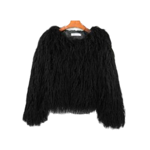 women's jackets fqlwl colorful warm faux women fur coat loose black white pink plush coat female jacket fur autumn winter shaggy outerw, Black;brown
women's jackets fqlwl colorful warm faux women fur coat loose black white pink plush coat female jacket fur autumn winter shaggy outerw, Black;brown