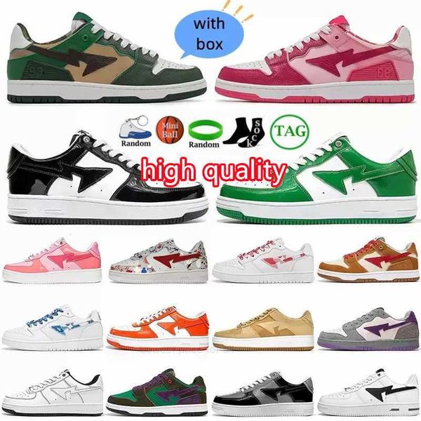 for bapestaly bapely ape designer casual shoes platform sneakers sk8 sta patent plate-forme leather green black white men women trainers jog
for bapestaly bapely ape designer casual shoes platform sneakers sk8 sta patent plate-forme leather green black white men women trainers jog