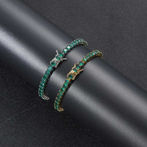 beautiful 4mm emerald green tennis chain ice out gold plated copper clustered, Silver
beautiful 4mm emerald green tennis chain ice out gold plated copper clustered, Silver