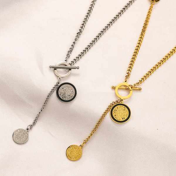 classical women luxury designer necklace choker pendant chain 18k gold plated stainless steel letter pendants necklaces wedding jewelry acce, Silver
classical women luxury designer necklace choker pendant chain 18k gold plated stainless steel letter pendants necklaces wedding jewelry acce, Silver
