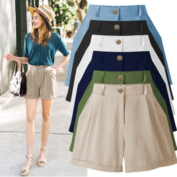 women's shorts women's summer shorts elastic high waist loose wide legs solid color casual women's clothing 8006 230406, White;black
women's shorts women's summer shorts elastic high waist loose wide legs solid color casual women's clothing 8006 230406, White;black