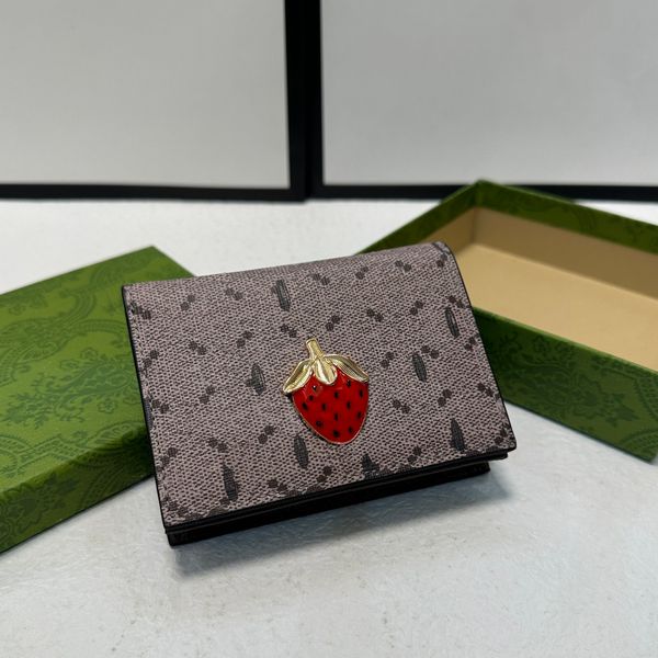 wallet designer purse women wallet wallets new fashionable and versatile classic double letter pattern strawberry purse, Red;black
wallet designer purse women wallet wallets new fashionable and versatile classic double letter pattern strawberry purse, Red;black