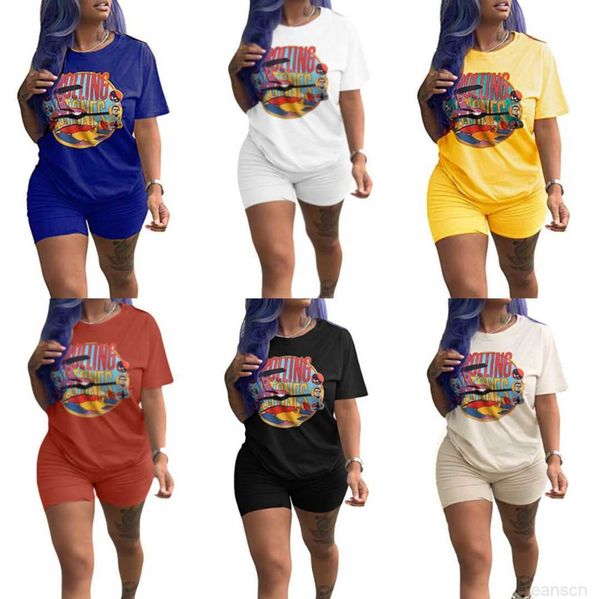 women designers clothes 2023 tracksuits spring fashion sports street trendsetter chest print pullover t-shirt shorts casual suit, Gray
women designers clothes 2023 tracksuits spring fashion sports street trendsetter chest print pullover t-shirt shorts casual suit, Gray
