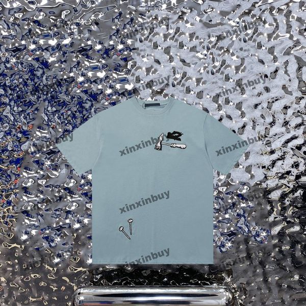 xinxinbuy men designer tee t shirt 23ss paris multiple tools embroidery short sleeve cotton women black red blue gray m-2xl, Black;brown
xinxinbuy men designer tee t shirt 23ss paris multiple tools embroidery short sleeve cotton women black red blue gray m-2xl, Black;brown