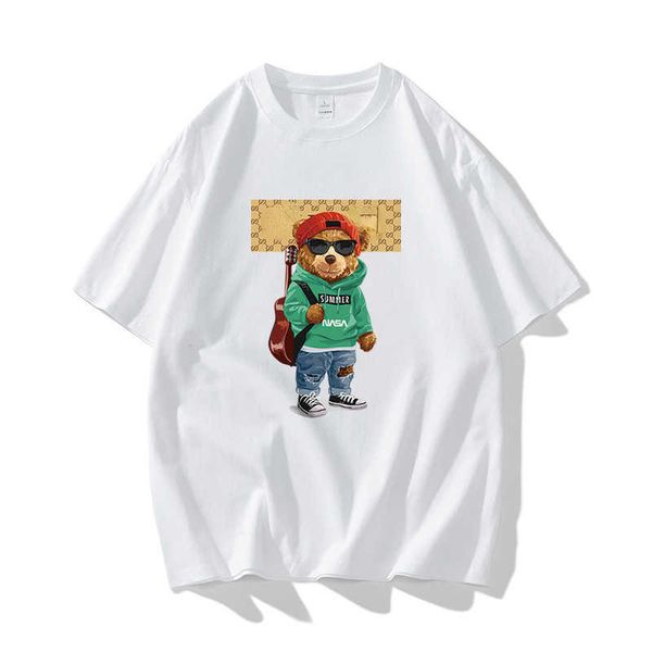 men's t-shirts summer designer co-branded new short-sleeved t-shirt men and women summer loose breathable round neck cotton tide cartoo, White;black
men's t-shirts summer designer co-branded new short-sleeved t-shirt men and women summer loose breathable round neck cotton tide cartoo, White;black