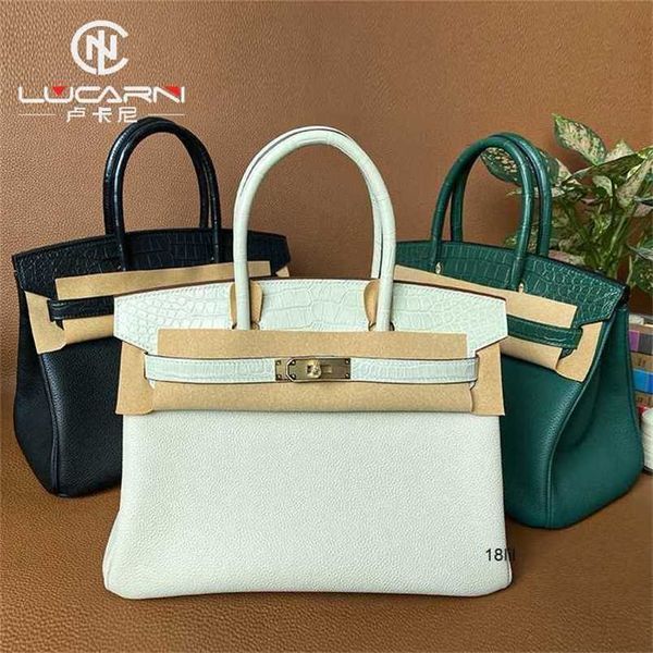 designer herms bags birkin pure hand sewn togo calf leather with crocodile leather big brand leather women's bag portable bag platinum
designer herms bags birkin pure hand sewn togo calf leather with crocodile leather big brand leather women's bag portable bag platinum
