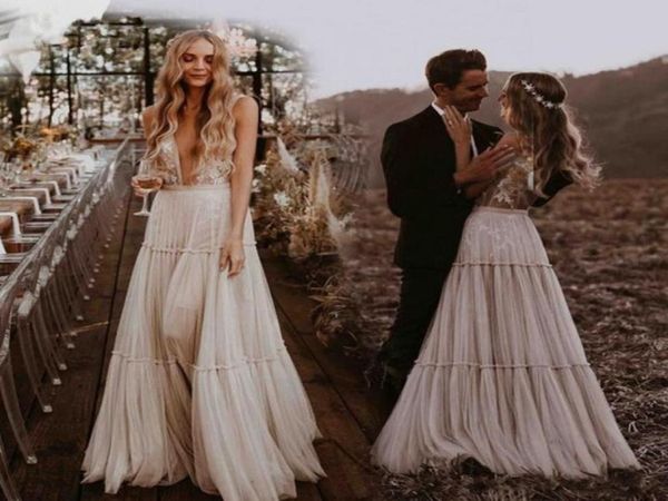 aline wedding dresses bohemian boho deep vneck whimsical boho dreamy country bridal gowns beach vestido de noiva6828739, White
aline wedding dresses bohemian boho deep vneck whimsical boho dreamy country bridal gowns beach vestido de noiva6828739, White