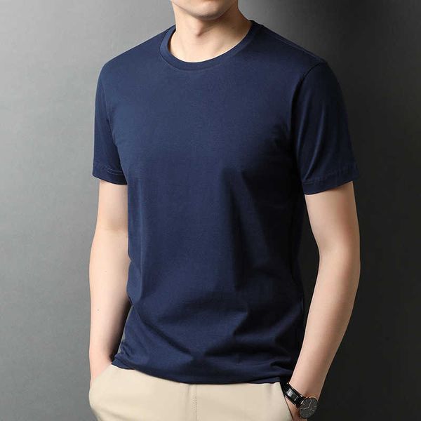 men's t-shirt cotton 100% short sleeve slim fit trend solid color 80 thread mercerized half 220g top, White;black
men's t-shirt cotton 100% short sleeve slim fit trend solid color 80 thread mercerized half 220g top, White;black