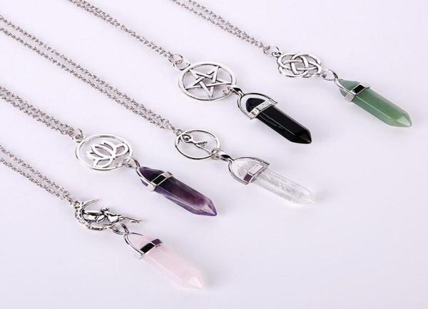 fashion starlotus hexagonal prism necklaces gemstone rock natural crystal quartz healing point chakra stone long charms women nec4333904, Silver
fashion starlotus hexagonal prism necklaces gemstone rock natural crystal quartz healing point chakra stone long charms women nec4333904, Silver
