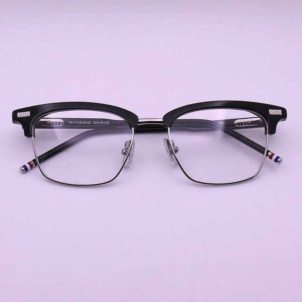 fashionable luxury outdoor sunglasses myopia glasses tb711 box myopia frame fashion korean optical lens, White;black
fashionable luxury outdoor sunglasses myopia glasses tb711 box myopia frame fashion korean optical lens, White;black
