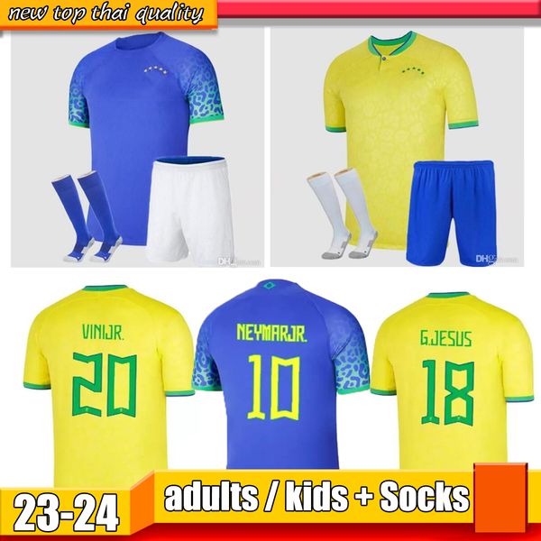 brasil 2022 2023 antony richarlison soccer jerseys marquinhos vini raphinha brazils jr home football shirts casemiro maillot men kids kit un, Black;yellow
brasil 2022 2023 antony richarlison soccer jerseys marquinhos vini raphinha brazils jr home football shirts casemiro maillot men kids kit un, Black;yellow