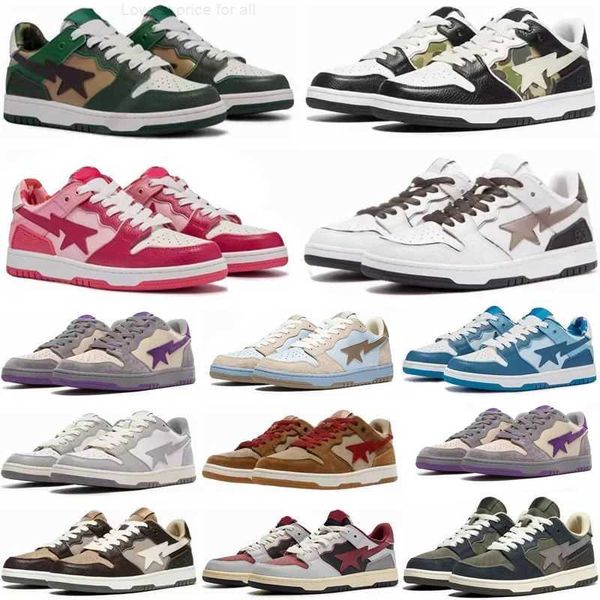 2023 bapestas baped designer sk8 sta casual shoes platform sneakers bapesta patent leather green black white plate-forme for men women train
2023 bapestas baped designer sk8 sta casual shoes platform sneakers bapesta patent leather green black white plate-forme for men women train