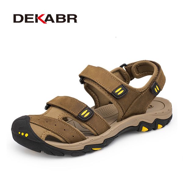 sandals dekabr fashion summer beach breathable mens sandals brand genuine leather comfortable mens casual shoes plus size 3847 230406, Black
sandals dekabr fashion summer beach breathable mens sandals brand genuine leather comfortable mens casual shoes plus size 3847 230406, Black