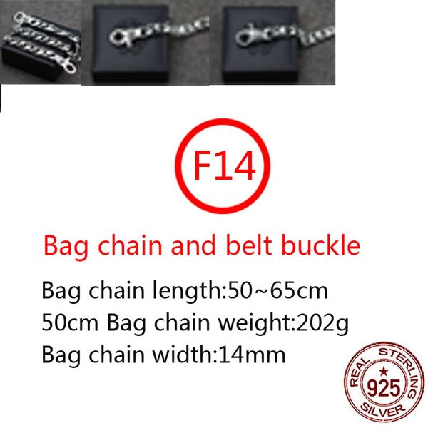 f14 s925 sterling silver pants chain bag chain trendy circle cross flower keychain versatile personalized punk hip hop jewelry style gift fo, Slivery;golden
f14 s925 sterling silver pants chain bag chain trendy circle cross flower keychain versatile personalized punk hip hop jewelry style gift fo, Slivery;golden