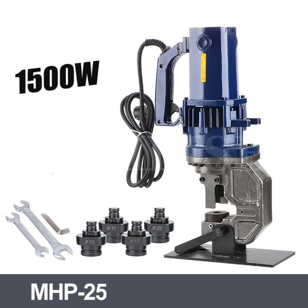 Image of MHP-25 electric hydraulic punching machine punch hydraulic angle steel channel steel punch portable copper and aluminum plate
