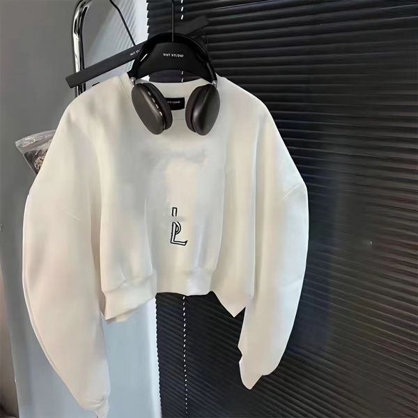 designer women's clothing hoodies fashion early fall letter tide flocking print collision color short crop cotton long sleeve hoodie, Black
designer women's clothing hoodies fashion early fall letter tide flocking print collision color short crop cotton long sleeve hoodie, Black