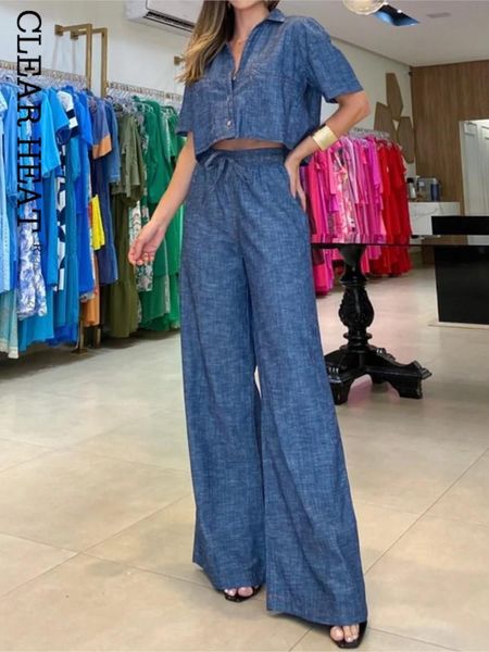 women's two piece pant set fashion solid lapel single breasted short sleeve shirt loose stretch pants sets high streetwear 230406, White
women's two piece pant set fashion solid lapel single breasted short sleeve shirt loose stretch pants sets high streetwear 230406, White