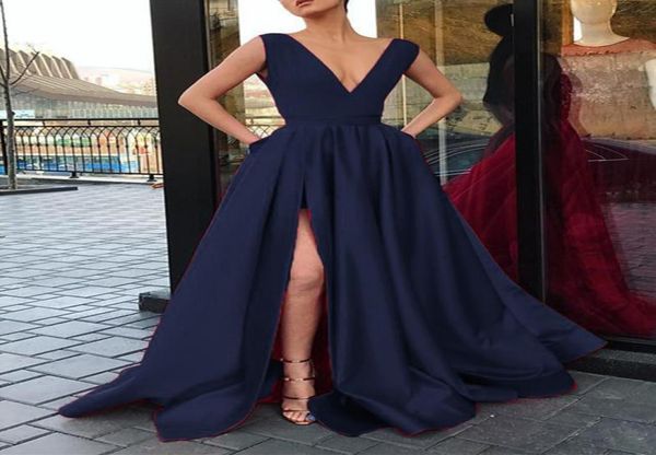 fitted red prom dresses 2019 with slits deep v neck satin long party dress for graduation evening ceremony dresses new special occ1030857, Black
fitted red prom dresses 2019 with slits deep v neck satin long party dress for graduation evening ceremony dresses new special occ1030857, Black