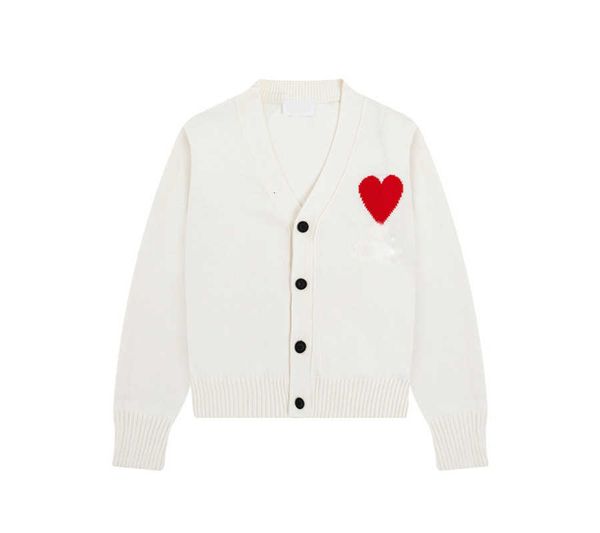 fashionable paris designer men's sweater amis de coeur macaron love jacquard cardigan for men and women ttvp, White;black
fashionable paris designer men's sweater amis de coeur macaron love jacquard cardigan for men and women ttvp, White;black