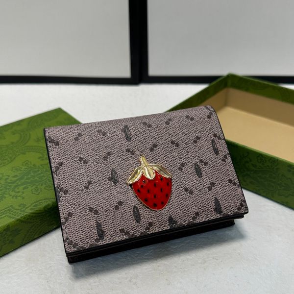 wallet designer purse women wallet wallets new fashionable and versatile classic double letter pattern strawberry purse, Red;black
wallet designer purse women wallet wallets new fashionable and versatile classic double letter pattern strawberry purse, Red;black