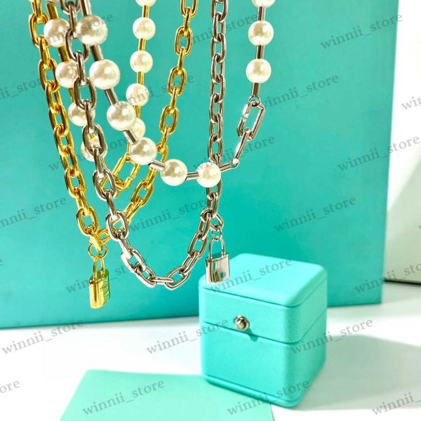 pendant necklaces fashion luxury necklace designer hardwear jewelry horseshoe shape double-deck chains with pearl for women party rose gold, Silver
pendant necklaces fashion luxury necklace designer hardwear jewelry horseshoe shape double-deck chains with pearl for women party rose gold, Silver