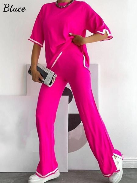 women's two piece pants casual knit set women side split short sleeve high waist trouser suits female 2023 spring summer office ladies, White
women's two piece pants casual knit set women side split short sleeve high waist trouser suits female 2023 spring summer office ladies, White