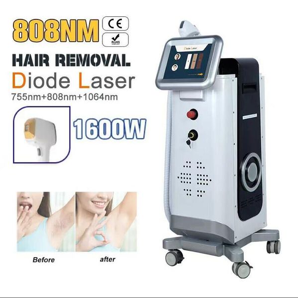 1600 watts permanent hair removal laser machine diode laser 808nm 755nm 1064nm laser machine for a ll types skin with coherent laser supper, Black
1600 watts permanent hair removal laser machine diode laser 808nm 755nm 1064nm laser machine for a ll types skin with coherent laser supper, Black