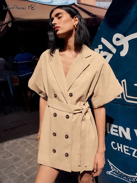 casual dresses mnealways18 aline notched office belt dress women summer 2023 doublebreasted elegant blazer dress drop shoulder khaki dresses, Black;gray
casual dresses mnealways18 aline notched office belt dress women summer 2023 doublebreasted elegant blazer dress drop shoulder khaki dresses, Black;gray
