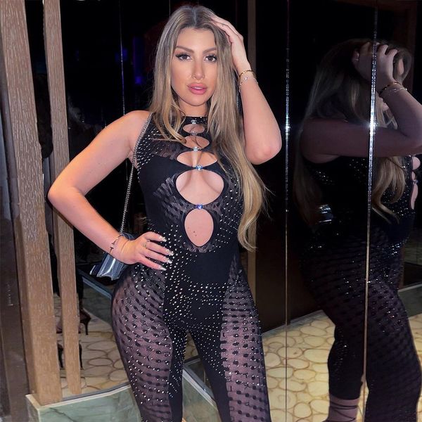 set cut out mesh sheer patchwork bodycon rompers summer diamond jumpsuit sleeveless fitness clubwear 230404, Red;black
set cut out mesh sheer patchwork bodycon rompers summer diamond jumpsuit sleeveless fitness clubwear 230404, Red;black